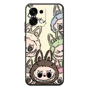 Чохол з Лабубу на OPPO A6 Pro (Золота мавпа Bored Ape)