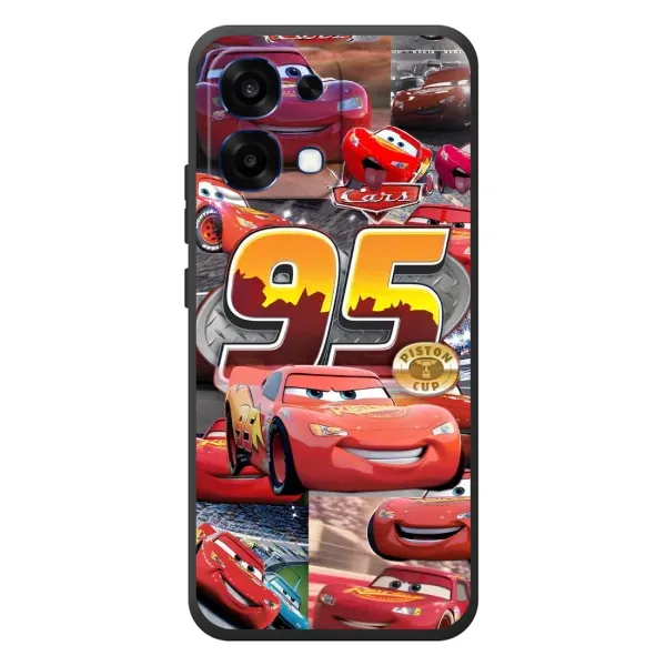 Чохол з принтом «Колаж Блискавка Маквін» для OPPO A6 Pro Чохол з принтом «Колаж Блискавка Маквін» для OPPO A6 Pro
