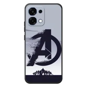Чехлы с героями Марвел OPPO A6 Pro (VPrint) (Команда А)