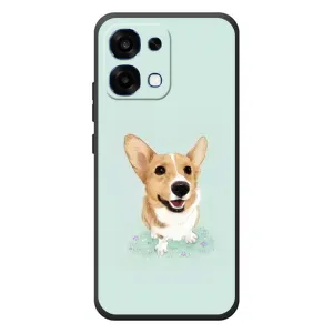 Чехлы с собаками для OPPO A6 Pro (VPrint) (Корги)
