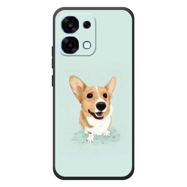 Чехол с принтом «Корги» для OPPO A6 Pro