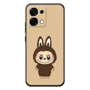 Чохол з Лабубу на OPPO A6 Pro (Bored Ape в червоному)