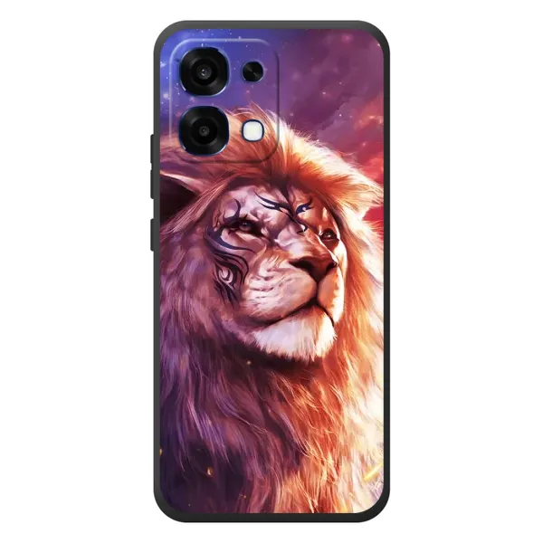 Чехол с принтом «Красочный Лев» для OPPO A6 Pro