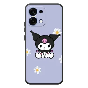 Чохол з кроликом Куромі на OPPO A6 Pro (Куромі в квітах)
