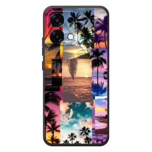 Силиконовый чехол с КАРТИНКАМИ лето для OPPO A6 Pro (AlphaPrint) (Летний отпуск)