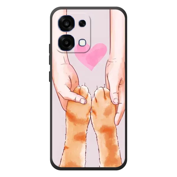 Чехол с принтом «Любовь к котикам» для OPPO A6 Pro
