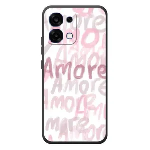Чохол з розовим принтом для OPPO A6 Pro (Аморе любов)