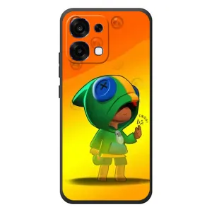 Чехол для OPPO A6 Pro Бравл Старс (VPrint) (Хлопчик Леон)