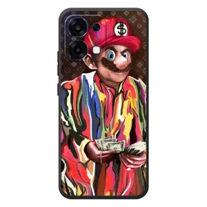 Брендновые Чехлы для OPPO A6 Pro - (PREMIUMPrint) (Mario LV)