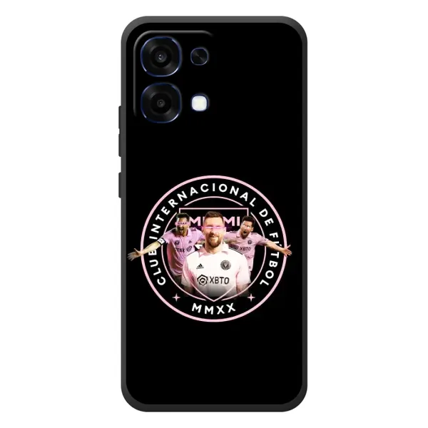 Чехол с принтом «Месси в лого» для OPPO A6 Pro