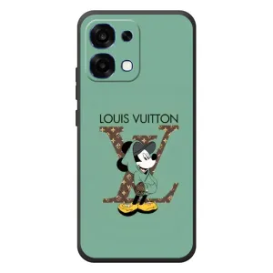 Чехлы Луи Витон для OPPO A6 Pro (AlphaPrint - LOUIS VUITTON) (Микки Маус LV)