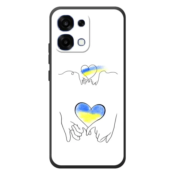 Чохол з принтом «Мир Україні» для OPPO A6 Pro