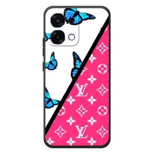 Брендновые Чехлы для OPPO A6 Pro - (PREMIUMPrint) (Мода LV)