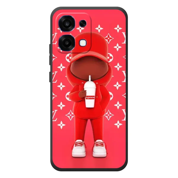Чехол с принтом «Модный стиль» для OPPO A6 Pro