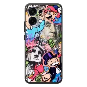 Чехлы с крутыми принтами для OPPO A6 Pro - (PREMIUMPrint) (Monopoly man)