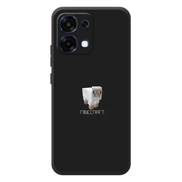 Чохол з принтом «Овечка Майнкрафт» для OPPO A6 Pro