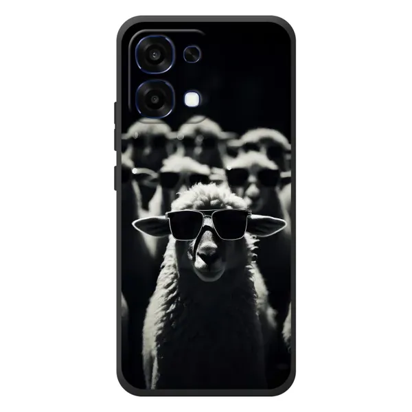 Чехол с принтом «Овечка в очках» для OPPO A6 Pro