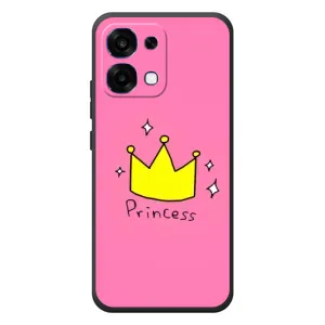 Чехол с картинкой (Стильные) для ОППО А6 Про - (AlphaPrint) (Princess)