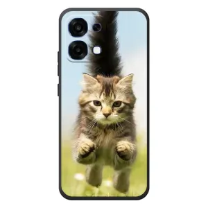 Чехлы с Котиками для OPPO A6 Pro (VPrint) (Прыжок кота)