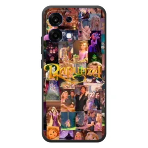 Чохол з принтом «Колаж Рапунцель» для OPPO A6 Pro