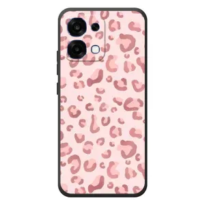 Чохол з розовим принтом для OPPO A6 Pro (Рожевий леопард)
