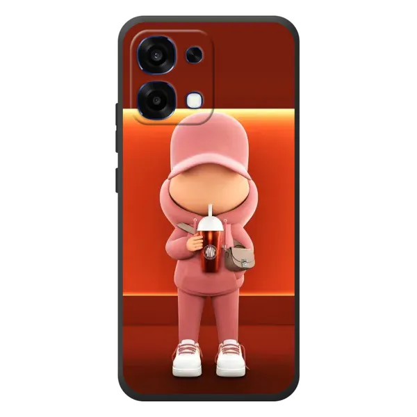 Чехол с принтом «С Кофе» для OPPO A6 Pro