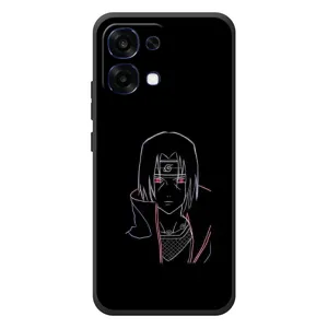Чехлы на тему: Итачи Учиха для OPPO A6 Pro (AlphaPrint) (силуэт Итачи)