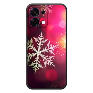 Новогодние Чехлы для ОППО А6 Про (VPrint) (Снежинка)