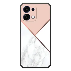 Мраморный чехол на OPPO A6 Pro (VPrint) (Тройной мрамор)