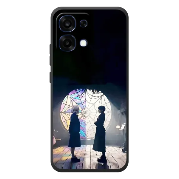Чохол з принтом «Венздей та Інід» для OPPO A6 Pro