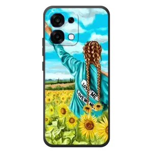 Чохол для Патріота України OPPO A6 Pro - (AlphaPrint) (Україночка)