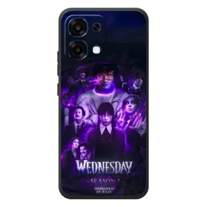 Чохол з дизайном Венздей 2 на OPPO A6 Pro (Фіолетова магія Венздей)