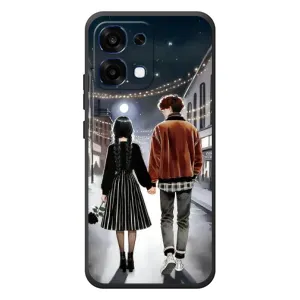 Чохол з дизайном Венздей 2 на OPPO A6 Pro (Венздей та Тайлер)