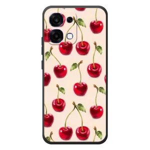 Чехлы с Фруктами для OPPO A6 Pro (VPrint) (Вишня)