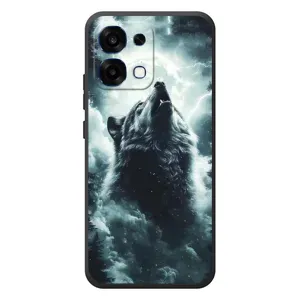 Чохол з картинкою 'Хижаки' для OPPO A6 Pro (Вовк у хмарах)