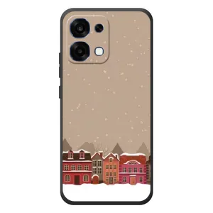 Новорічні, Святкові Чохли для OPPO A6 Pro - 2024 год (Зимове місто)