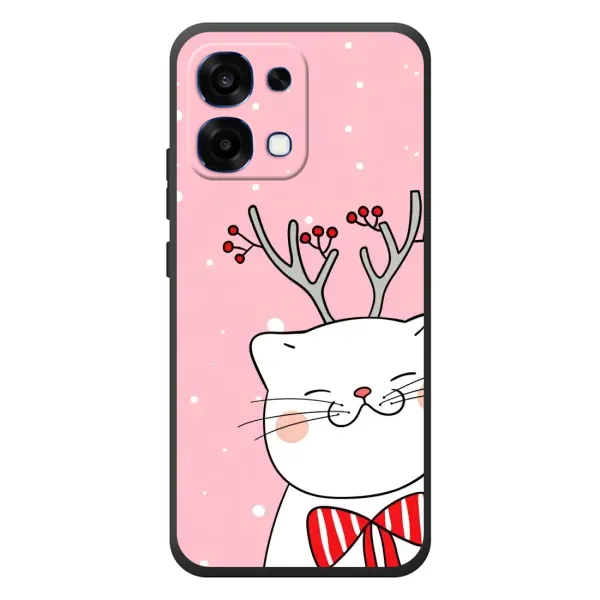 Чохол з принтом «Зимовий кіт» для OPPO A6 Pro Чохол з принтом «Зимовий кіт» для OPPO A6 Pro