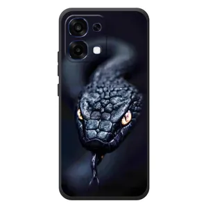 Чохол з картинкою 'Хижаки' для OPPO A6 Pro (Чорна змія)
