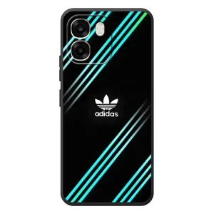Чохли Адидас для OPPO A6 (AlphaPrint) (Адідас з полосами)
