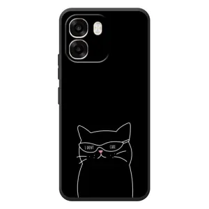 Чохол з малюнком кіт на OPPO A6 (Байдужий кіт)