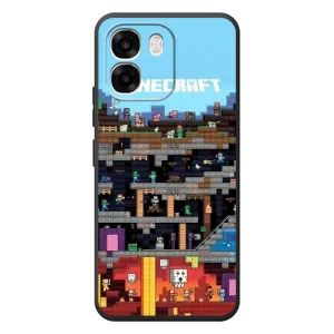Чохол Майнкрафт на OPPO A6 (AlphaPrint) Minecraft (фон Minecraft)