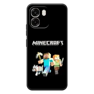 Чохол Майнкрафт на OPPO A6 (AlphaPrint) Minecraft (герої Minecraft)