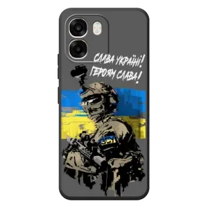 Чехлы с картинкой ЗСУ для OPPO A6 (AlphaPrint) (Героям Слава)