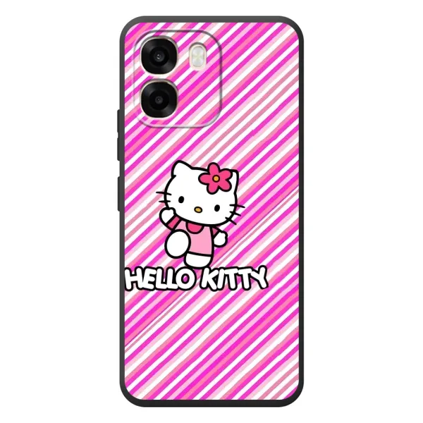 Чохол з принтом «Hello Kytty» для OPPO A6