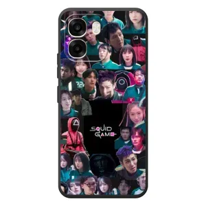 Чохол Гра в кальмара для OPPO A6 (Колаж Гра кальмара)