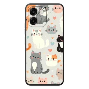 Чохол з малюнком кіт на OPPO A6 (Колаж котів)