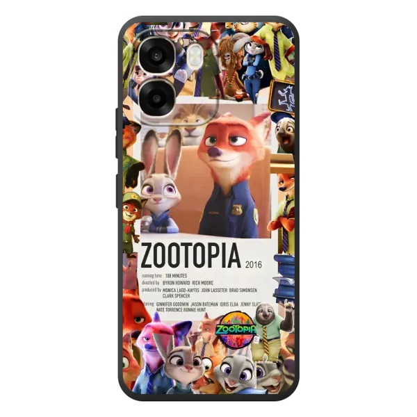 Чохол з принтом «Постер Зоотрополіс» для OPPO A6