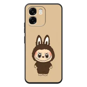 Чохол з Лабубу на OPPO A6 (Bored Ape в червоному)