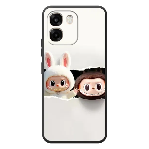 Чохол з принтом «Лабубу» для OPPO A6