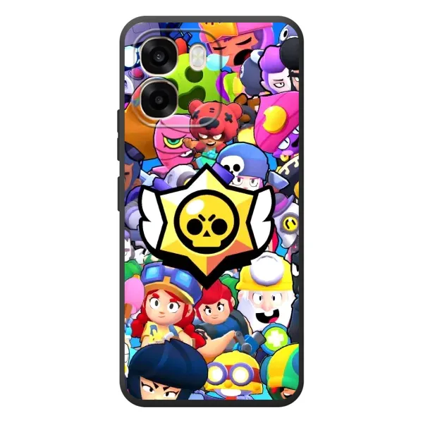 Чохол з принтом «Лого Brawl Stars» для OPPO A6